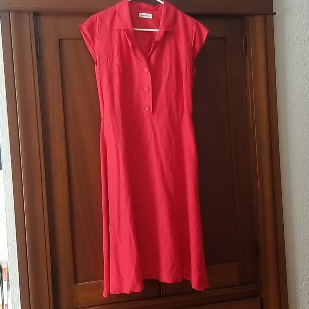 Red dress